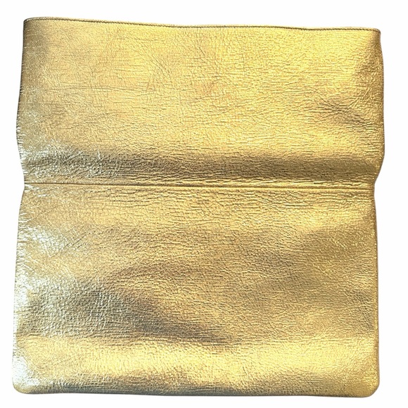 Saint Laurent Metallic Foldover Clutch - Pristine Condition - Picture 3 of 11